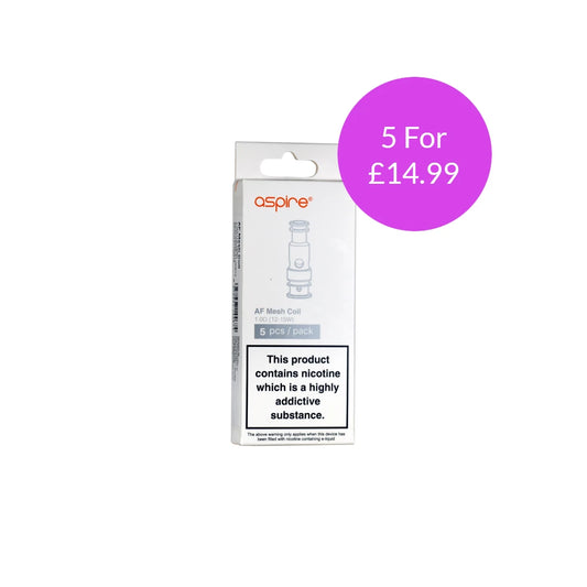 Buy ASPIRE AF MESH COIL 1 OHM - 5 For £14.99