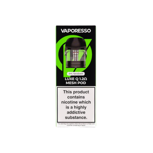 Vaporesso Luxe Q Mesh Pod - Premium Refillable Pods for Intense Flavour & Rich Vapour