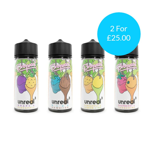 Unreal 3 E-Liquid 120ml - Unleash the Ultimate Vape Flavours